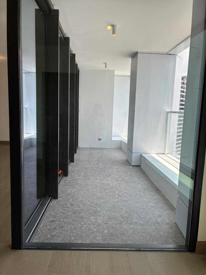 Terrace viewed from inside the residence